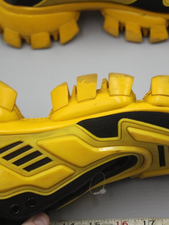 Prada Cloudburst Size 44 1191 Yellow Black Tennis Shoes Sneakers main image 11